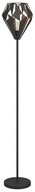 EGLO Stehlampe CARLTON 1 Stehlampe, IP20, E27, Stahl, Vintage, Wohnzimmerlampe,