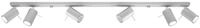 SOLLUX lighting Deckenleuchte Deckenleuchte Ring 6L Grau, Nicht enthalten