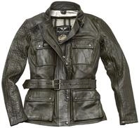 Black-Cafe London Motorradjacke Madrid Damen Motorrad Lederjacke herausnehmbares