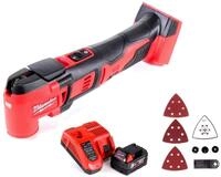 Milwaukee Akku-Multifunktionswerkzeug M18 BMT-501 18 V + 1x Akku 5,0 Ah + Ladeger&auml;t