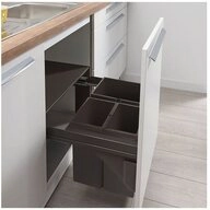 WESCO Einbaum&uuml;lleimer Abfallsammler Pullboy Soft Comfort 360 K/600-3, anthrazit