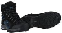 Lowa Vigo GTX (Trekking, Spaltleder-Textil, wassderdicht) schwarz/blau...