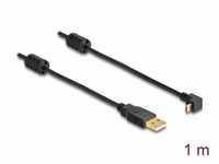 Delock Kabel USB-A Stecker > USB micro-B Stecker gewinkelt 90°......