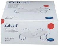 PAUL HARTMANN AG Gips-und Verbandschutz ZETUVIT Saugkompressen unsteril 10x20...