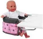CHIC2000 Puppen-Tischsitz 735 83 Puppen Tisch-Sitz, Sternchen Grau