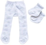 Heless Babypuppe Puppen Strumpfhose und S&ouml;ckchen - Eiskristalle - Gr&ouml;&szlig;e 35-45 cm