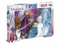 Clementoni Disney Frozen 2 104 pcs Glitter Puzzle