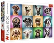 Trefl GmbH Puzzle Puzzles - "1000" - Lustige Hunde Portr&auml;ts, 1000 Puzzleteile