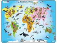 Media Verlag Puzzle Tiere der Welt (Kinderpuzzle), 29 Puzzleteile