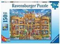 Ravensburger Puzzle Ravensburger Kinderpuzzle - 12919 Blick in die Ritterburg...