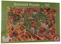 Schmidt Spiele Puzzle Schmidt 56367 Kinder-Puzzle - Labyrinth - Puzzle-Set mit...