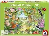 Schmidt-Spiele Tiere im Wald, 100 Teile (56370)