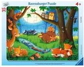 Ravensburger Puzzle Ravensburger Kinderpuzzle - 05146 Wenn kleine Tiere schlafen