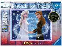 Ravensburger Puzzle Bezaubernde Schwestern, 200 Puzzleteile, mit leuchtenden...