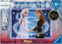Ravensburger Puzzle Bezaubernde Schwestern, 200 Puzzleteile, mit leuchtenden...