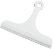 haug b&uuml;rsten Wasserabzieher Glas- und Fliesenabzieher 20cm wei&szlig; Duschabzieher,