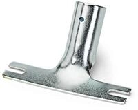 N&ouml;lle Staubbesen Metallstielhalter geschlitzt 24mm, schwarz, 1 St&uuml;ck
