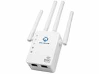 Gigablue Ultra 1200Mbps 2.4 & 5 GHz Dual Band AC1200 WLAN Repeater mit 4x 3dBi