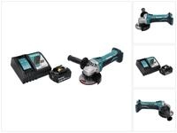 Makita Akku-Winkelschleifer DGA 452 RG1 Akku Winkelschleifer 18 V 115 mm + 1x...
