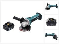 Makita Winkelschleifer DGA 452 G1 Akku Winkelschleifer 18 V 115 mm + 1x Akku 6,0 Ah -
