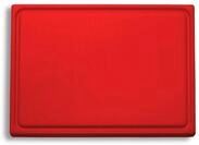 F. DICK Schneidebrett mit Saftrille Kunststoff rot 265x325x18 mm