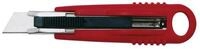 WEDO Cuttermesser WEDO Safety-Cutter Standard, Klinge: 18 mm, rot/schwarz