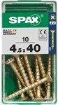 SPAX Holzbauschraube Spax Universalschrauben 4.5 x 40 mm PZ 2 - 10 Stk.