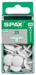 SPAX Abdeckkappe Spax Abdeckkappen wei&szlig; zum stecken (stift) - 25
