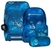 Beckmann Schulrucksack Active Air (6tlg., inkl. Sportrucksack, Federmappe,