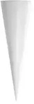 Roth Schult&uuml;te Rohling, 35 cm, rund, ohne Verschluss, Zuckert&uuml;te zum Basteln