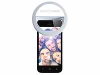 Realpower EVA Selfie Light Ringblitz, (Smartphone, Ringlicht, LED, Ringleuchte,...