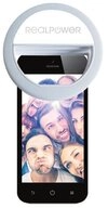 Realpower EVA Selfie Light Ringblitz, (Smartphone, Ringlicht, LED, Ringleuchte, 3