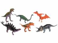 Idena Spielfigur Idena 4320102 - Spielfigurenset mit 6 Dinosauriern, aus...