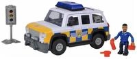 Simba Dickie Spielfigur Simba Feuerwehrmann Sam Polizeiauto 4x4 mit Figur,