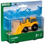 LEONARDO Spielzeugeisenbahn-Erweiterung World Frontlader mit Magnetladung Gelb...