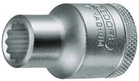 Gedore Stecknuss Gedore Steckschl&uuml;sseleinsatz 6134600, Nuss, 1/2'' 12,5 mm...