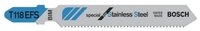 BOSCH Stichs&auml;geblatt Stichs&auml;geblatt T 118 EFS Basic for Stainless Steel,...