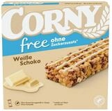 CORNY Riegel free Wei&szlig;e Schoko, 6 M&uuml;sliriegel