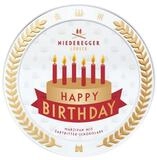 Niederegger S&uuml;&szlig;igkeit Niederegger Motto-Dose "Happy Birthday", Marzipan mit