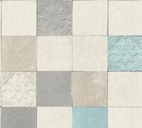 living walls Vliestapete New Walls Finca Home in Fliesen Optik, leicht...