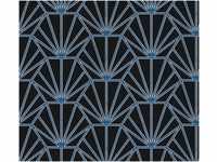Daniel Hechter grafisch, geometrisch, schwarz-weiß-blau (36303923)
