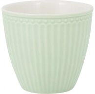 Greengate Becher Alice Latte Cup pale green 0,25 l, Steingut
