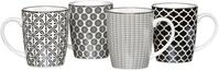 Ritzenhoff & Breker Becher Takeo, 4-tlg., Porzellan, skandinavisch-schlichter...
