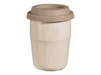 ASA cup & go Thermobecher creme Deckel braun (0,2 l)