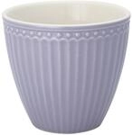 Greengate Becher Alice Latte Cup lavender 0,3 l, Steingut