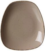 Ritzenhoff & Breker Teller Fr&uuml;hst&uuml;cksteller Teller Casa Porzellan grau 22,5 x 20 x