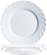 Arcoroc Fr&uuml;hst&uuml;cksteller Arcoroc Trianon White Teller flach 19.5 cm 6er Set