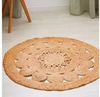 LUXOR living Teppich Balo, rund, H&ouml;he: 6 mm, Juteteppich, reine Naturfaser,