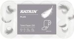 KATRIN Toilettenpapier Toilettenpapier Plus Toilet 250 - 3-lagig wei&szlig; 6x 8...