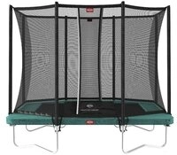 Berg Gartentrampolin rechteckig 280x190cm gr&uuml;n Sicherheitsnetz Comfort...